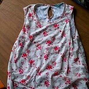 Ladies tank blouse